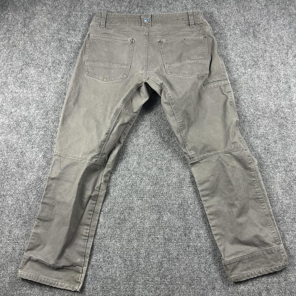 Kuhl Rydr Pants Mens 34x30 Gray Relaxed Fit Straight Leg Outdoor Workwear Casual - Picture 7 of 10